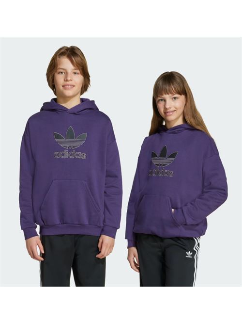 trefoil hoodie ADIDAS ORIGINAL | JV8653AURPLU